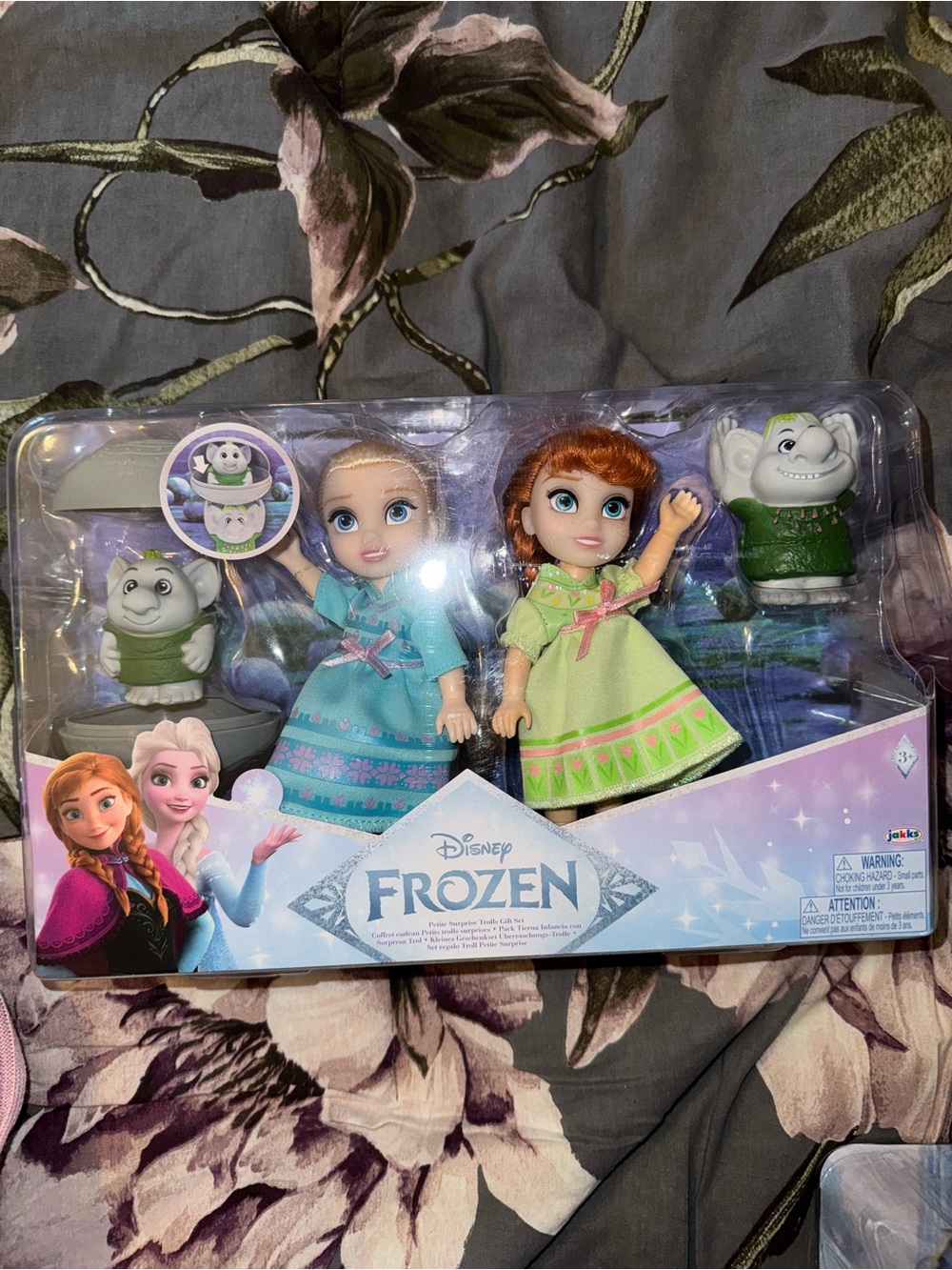 Disney Frozen Anna & Elsa Toddler Doll Set - Blue & Green Dresses